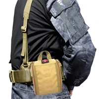 tacticals molle pouch portable molle admin pouch compact gadget pouch for waist belt tacticals vest backpack camping hiking