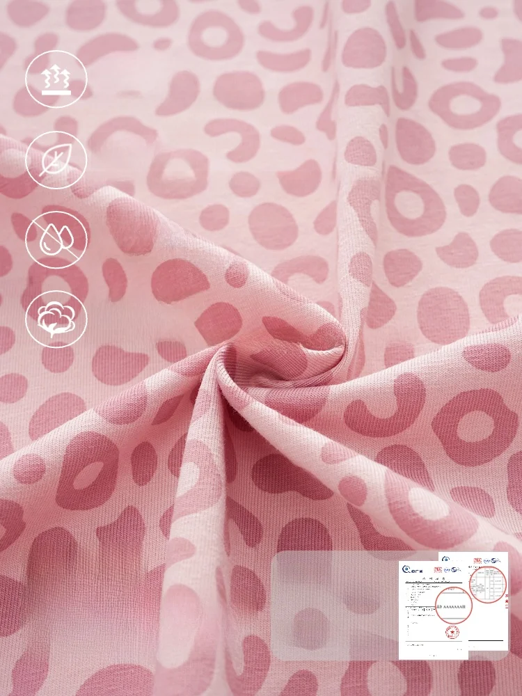 Пижама Qiyu 7A из антибактериального чистого хлопка женские летние шорты с коротким