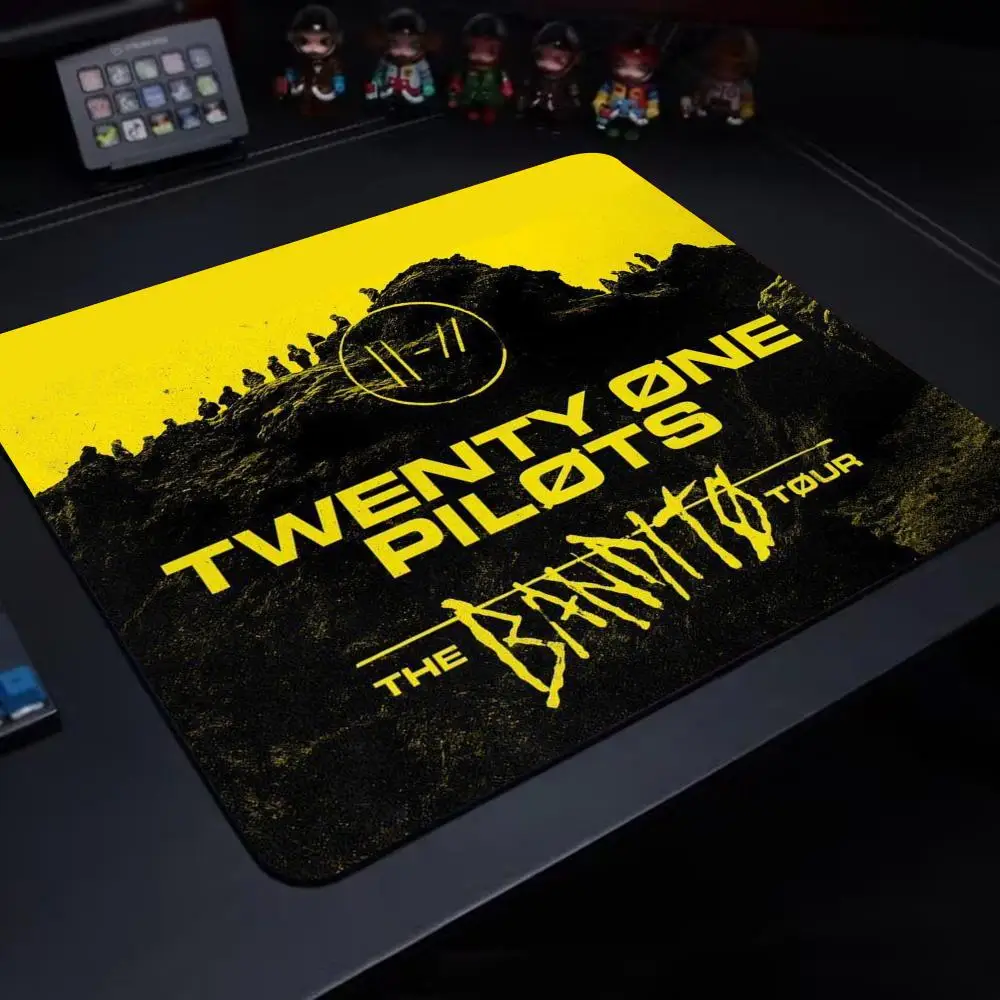 T-Twenty One Pilots Mouse Pad Gaming Laptops Mousepad Gamer Carpet Keyboard Mat Desk Protector Anime Cartoon Pads