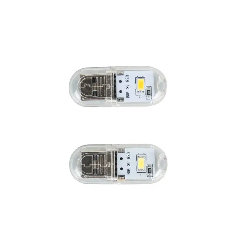 

2leds Portable Mini Book Light Heat-resistant Light 5v/1a Led Reading Lamp Low Power Consumption Home-appliance Led Table Lamps