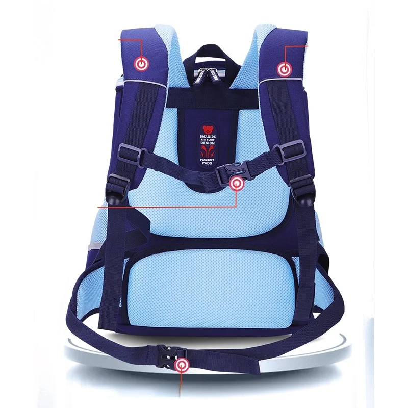 High Capacity Backpacks for Primary School Students New Children Spine Care Boys Girls Grade 1-3-6 British Style Schoolbags Hot