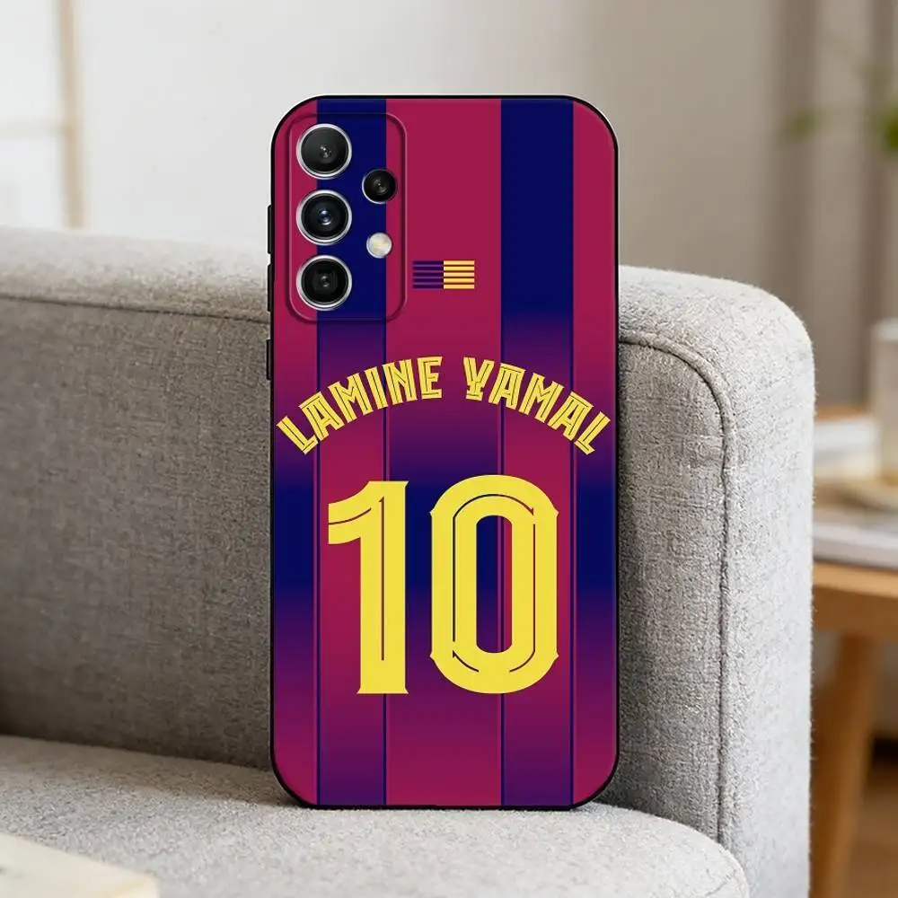 Фото Чехол для телефона F-Football 19 L-Lamine Yamal для Samsung S25, S24, S21, S22, S23, S30, Ultra, S20, Plus, FE, Note, 10, 9, 5G, черный №4