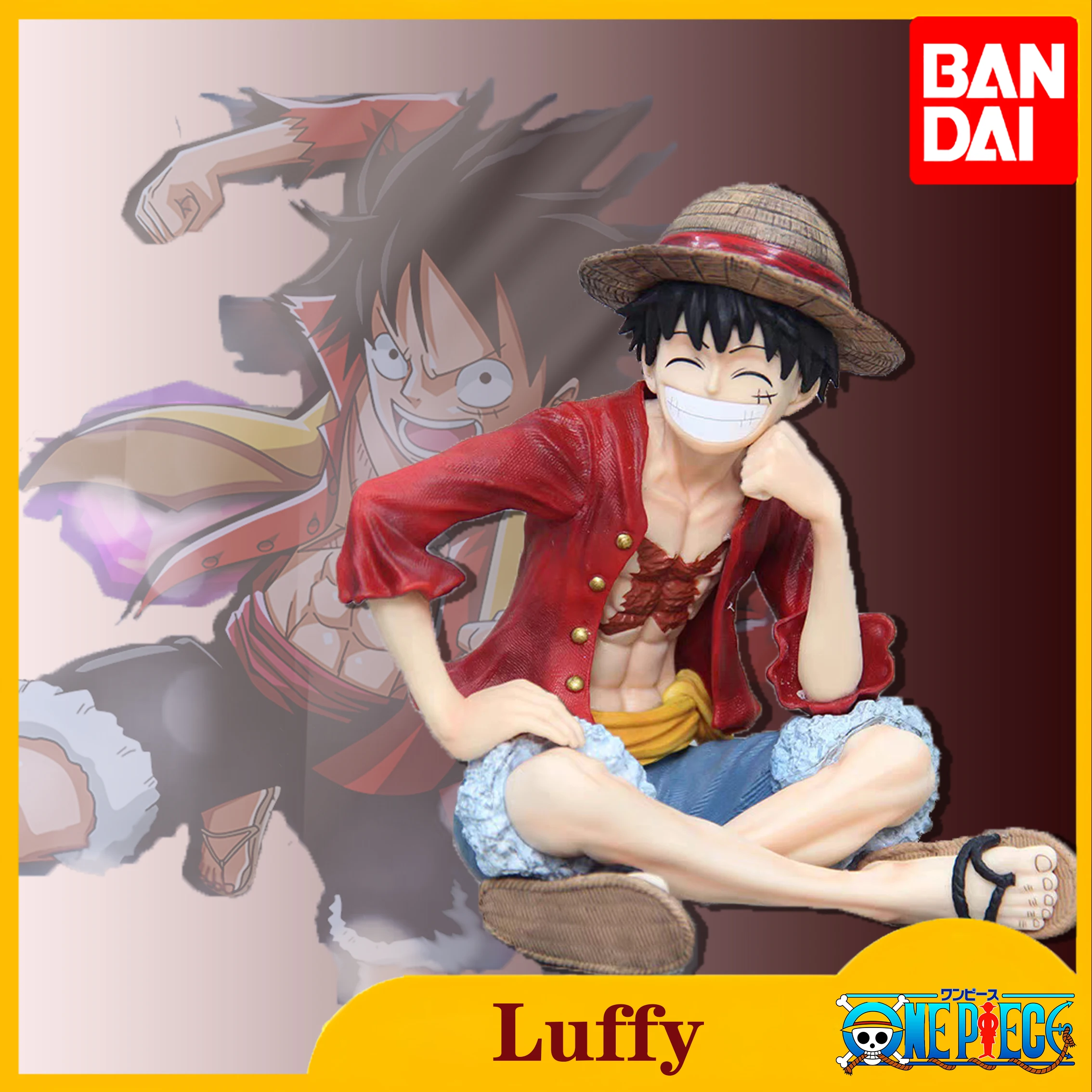 

13cm Anime One Piece Luffy Figure Monkey D. Luffy Smiley Face Action Figures PVC Collection Model Toys for Children Doll Gifts