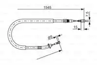 BOSCH 1987477857 для ручного тормоза проволока SPRINTER 901 902 903 904 9606 1545 мм кампании (имя.)| |