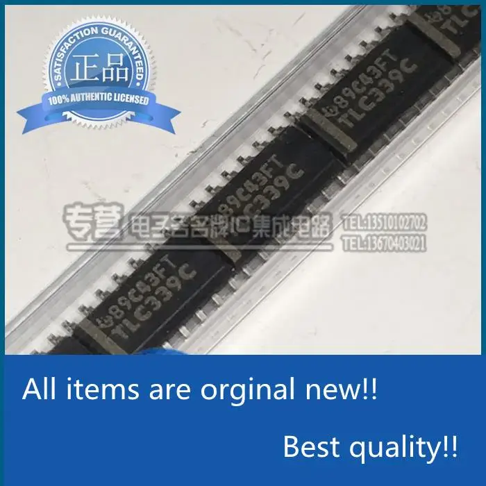 

10pcs orginal new TLC339CDR silk screen TLC339C narrow body patch SOIC-14