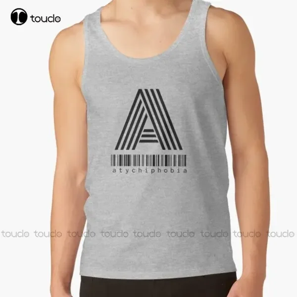 Funny Atychiphobia Essential T-Shirt Sleeveless Shirts For Men Art Streetwear Cartoon Tee Custom Gift
