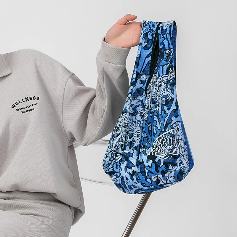 Нейлоновая Складная многоразовая сумка для покупок Polybye маленькая сумка-тоут