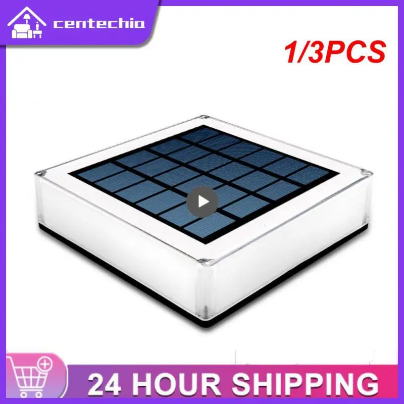 

1/3PCS Solar Pillar Lantern Light Outdoor Waterproof Colorful Solar Lamp Column Head Night Light For Garden Fence Landscape