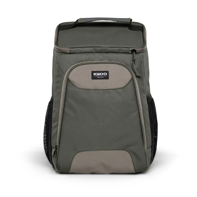 

24 Can Topgrip Soft Sided Cooler Backpack, Green