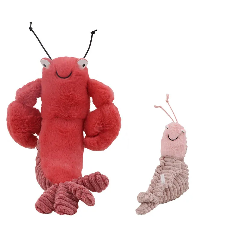 

2 вида милые забавные плюшевые игрушки Ларри Лобстер Популярные Мультяшные игрушки красные креветки мягкие набивные куклы Животные подарок для детей мальчиков девочек