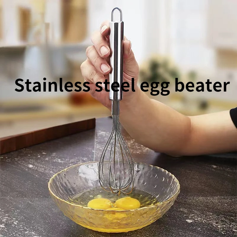 

Multifunctional Manual Stainless Steel Egg Beater Kitchen Cooking Gadgets Baking Accessories