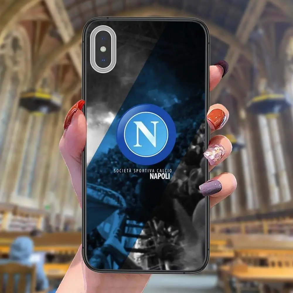 Черный корпус трендовый чехол 3D Fc S Команда Футбол D футбольный логотип Napoli для