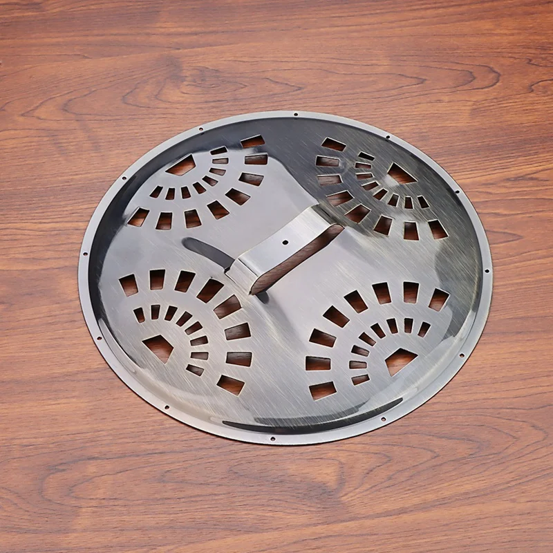 Крышка гитары для Dobro Resonator запасные части с бронзовым барабаном Doumbek Darbuka