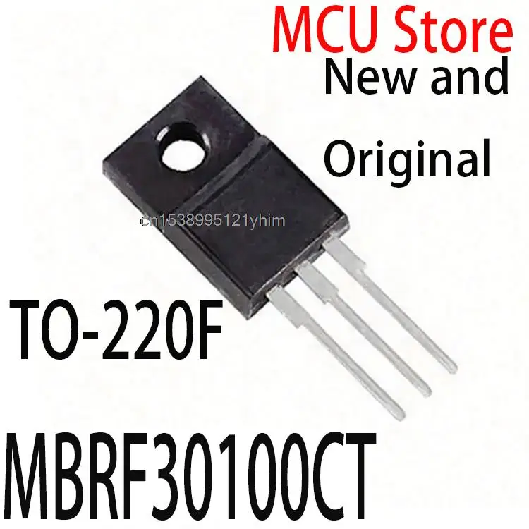 

10 шт., новые и оригинальные Φ 30100CT MBRF30100 TO-220 30A 100V, новый оригинальный MBRF30100CT