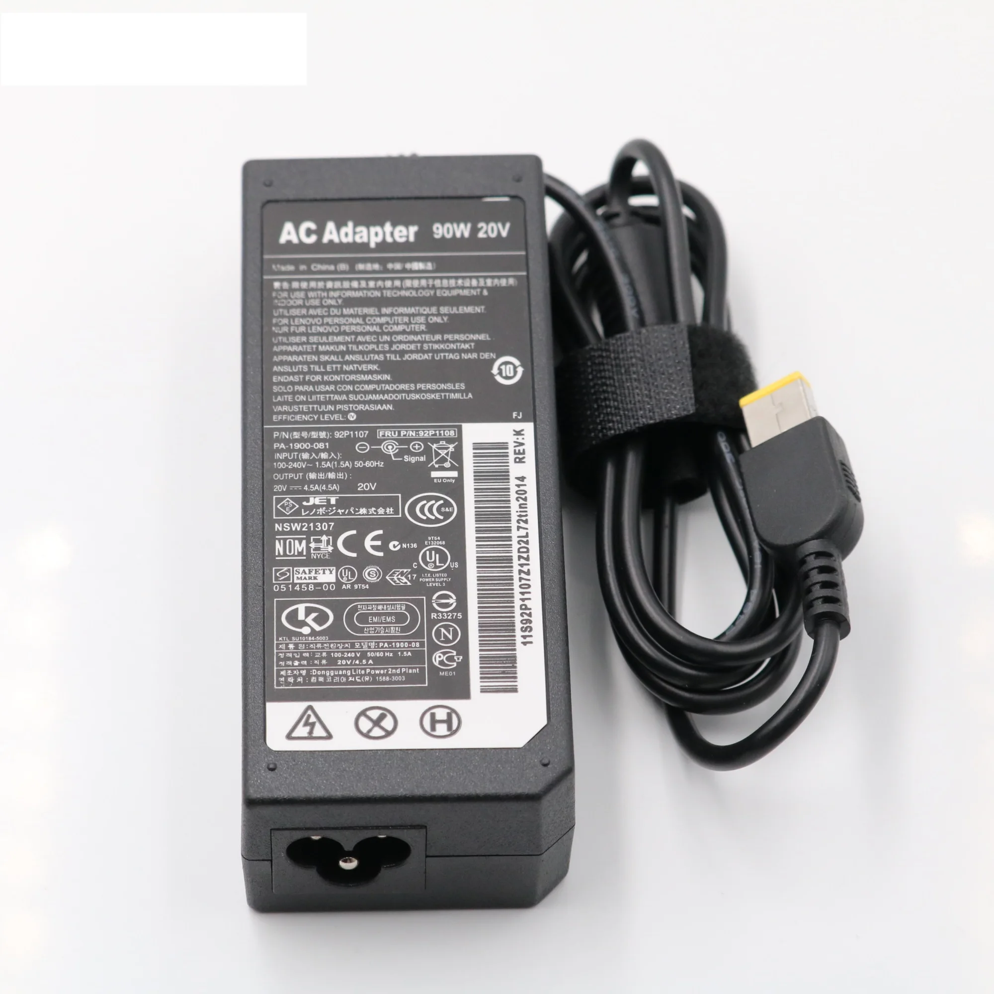 

90W 20V 4.5A Battery charger AC Adapter for IBM Lenovo Ideapad G500 G505s G510 G700 S210 Power Supply