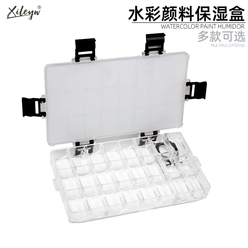 

Watercolor Moisturizing Color Box Anti-leakage Sealed Moisturizing Sketch Paint Box 24 36 Color Palette