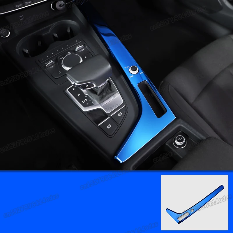 car gear central console panel trims for audi a4 a5 b9 2017 2018 2019 2020 2021 2022 s line accessories interior decoration s4