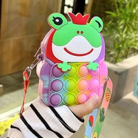 pop cartoon bag cheap items with free shipping squishy push bubble anti stress anime stress relieve squeezetoy for kids gifts