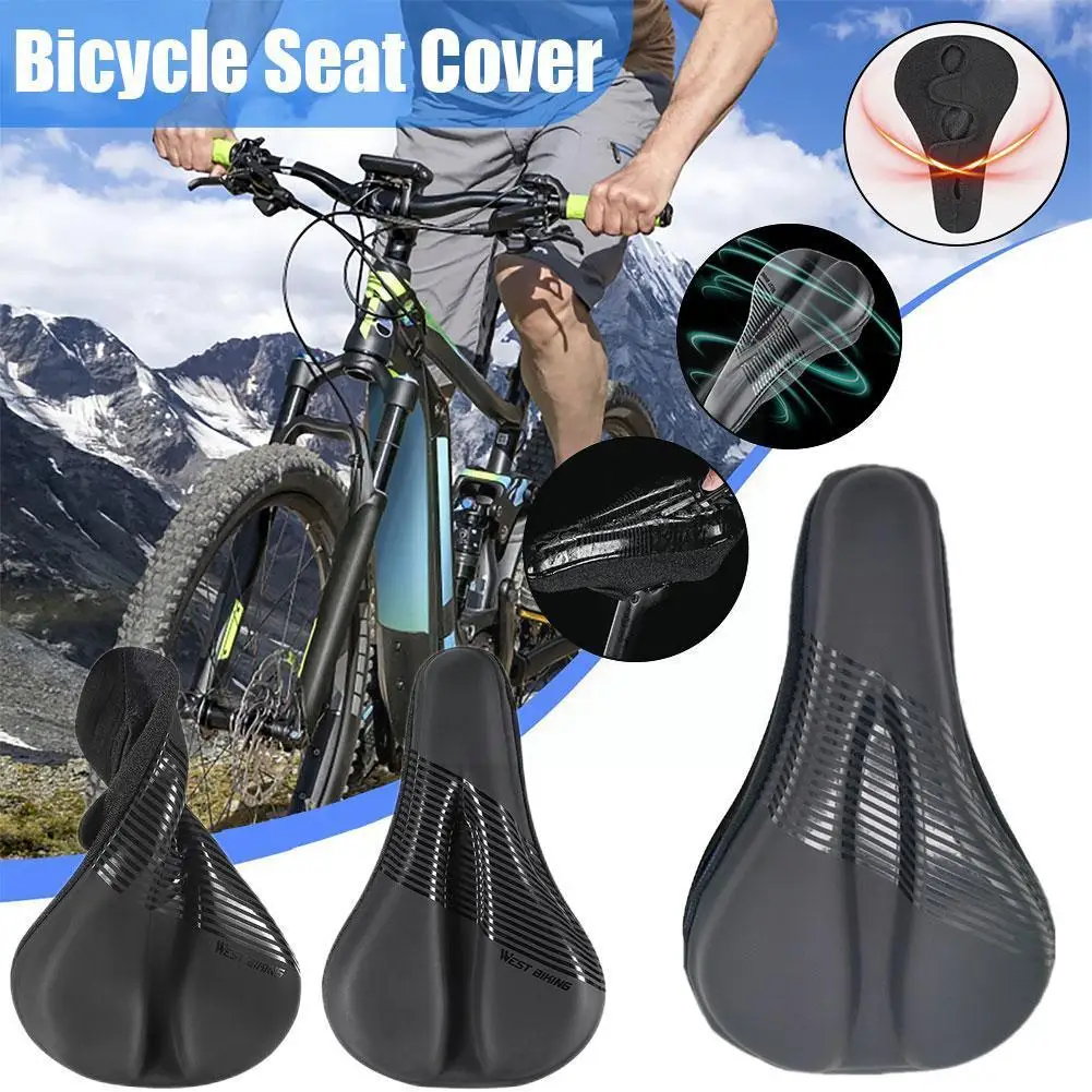 

Bicycle Silicone Cushion Cover Super Soft Cover Mountain Cycling Bike Pu Road Accessories Bike Cover Cushion Leather Thicke V9V2