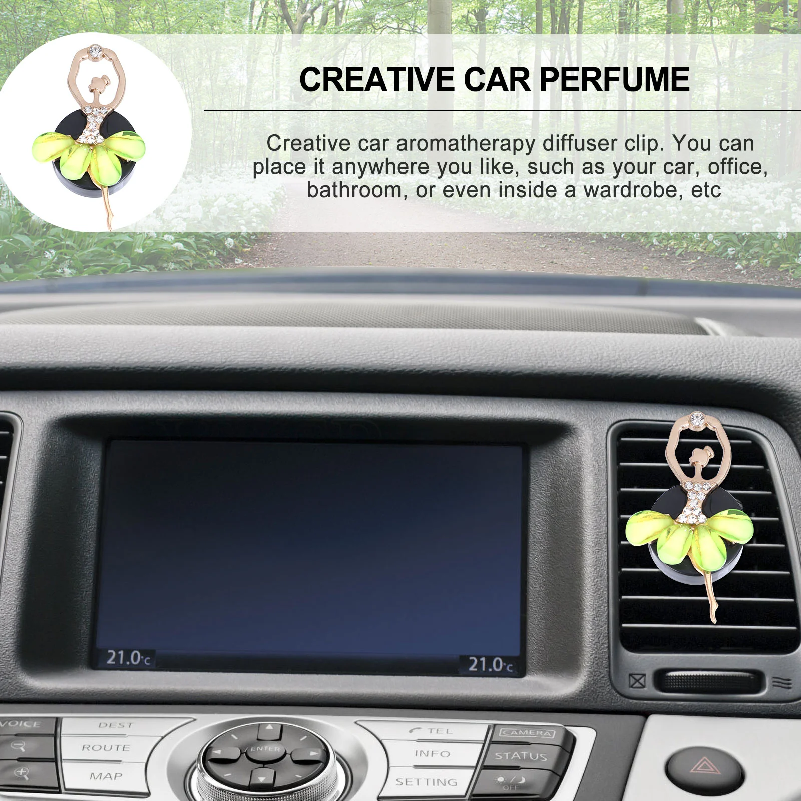 4 шт. зажим для духов ароматический диффузор автомобильный освежитель