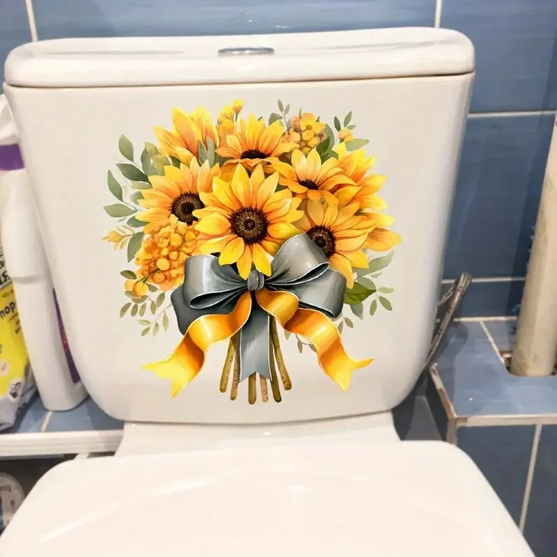 

Наклейки для туалета с подсолнухами