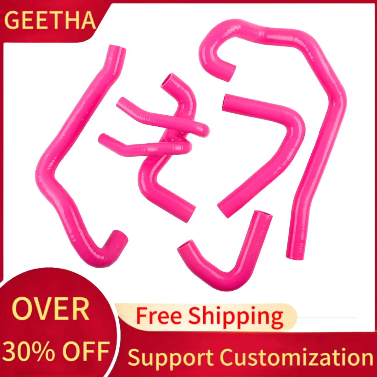 Для Peugeot 106 GT1/Citroen SAXO VIS 16 В силиконовый шланг для воды радиатора 5 шт.