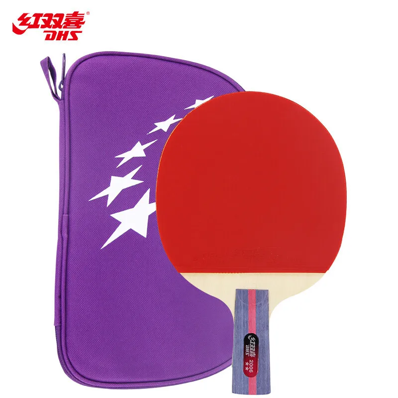 Двухсторонняя реверсивная клейкая ракетка для настольного тенниса DHS T2006