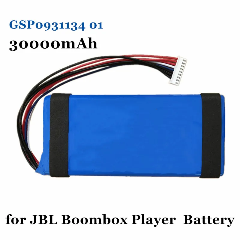 

Аккумулятор 30000 мАч GSP0931134 01 для JBL Boombox Player, замена полимерной перезаряжаемой батареи