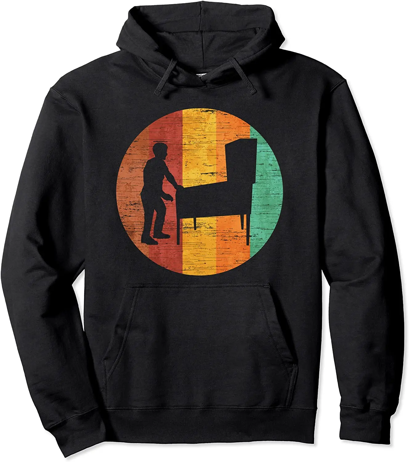 

Pinball Machine Funny Retro Vintage Arcade Gift Pullover Hoodie