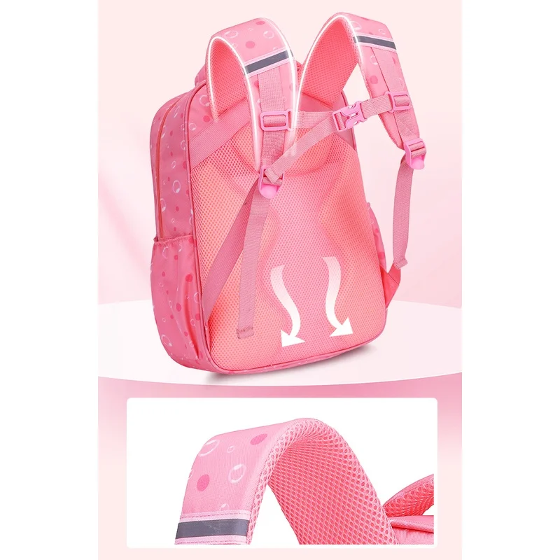 Girl Princess Mermaid Fish Tail Cute Rainbow Fashion Schoolbags New Children Grade 1-3-6 Light Comfortable Light Backpacks Hot
