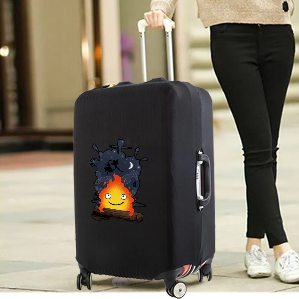 Cute Cat Travel Luggage Elastic Dustproof Cover Suitcase Protective Cover for 18-32 Inch Trolley Bag Case Luggage Accessories