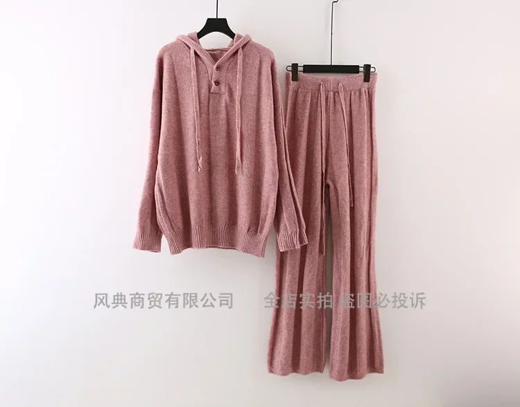 SuperAen осень и зима 2024 новый женский повседневный свободный вязаный пуловер с