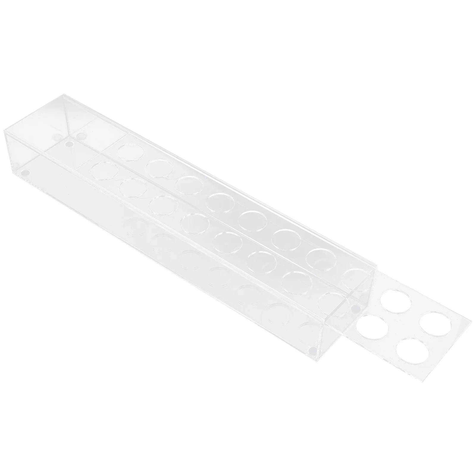 

Rectangular Flower Vase Clear Floral Centerpiece Acrylic Flower Vase Hydroponic Vase for Dining Table