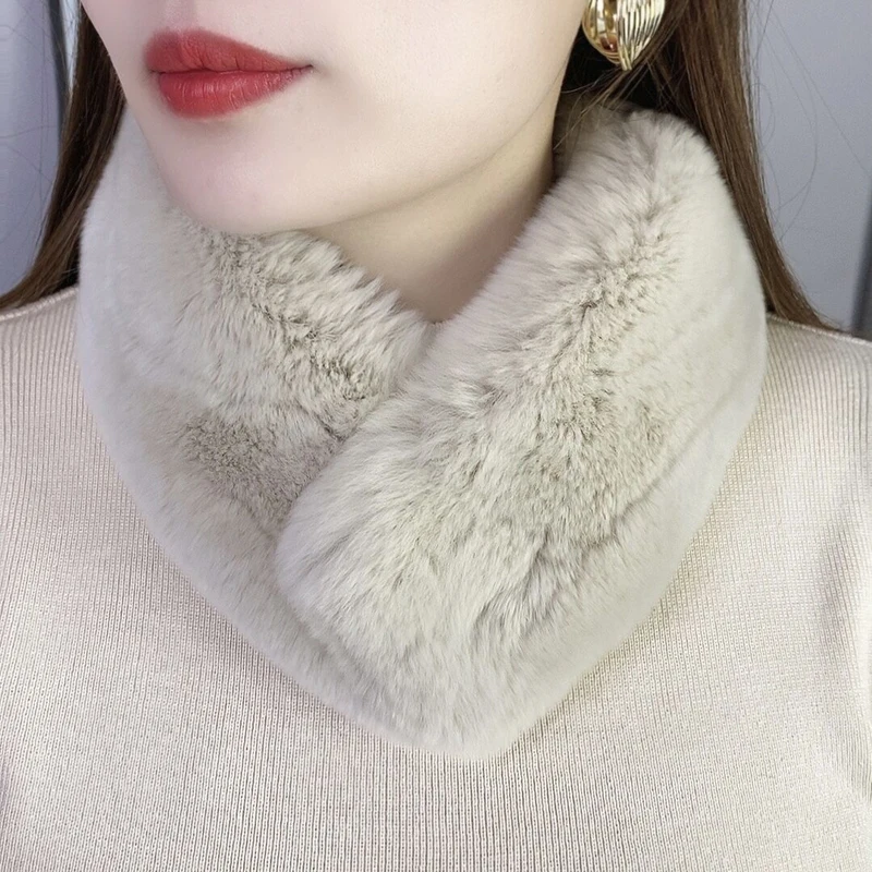 

Женский зимний настоящий телефон с пуговицами, модные женские теплые шарфы из натурального мягкого меха, высокое качество, подогреватель д...