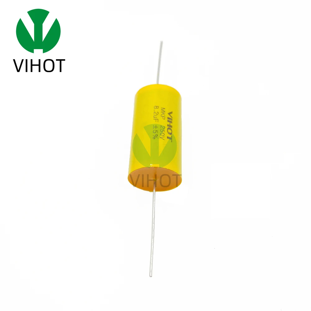 Аудио конденсатор VIHOT 1 шт. 250 В постоянного тока Audiophiler Axial MKP 8 2 мкФ для HIFI DIY