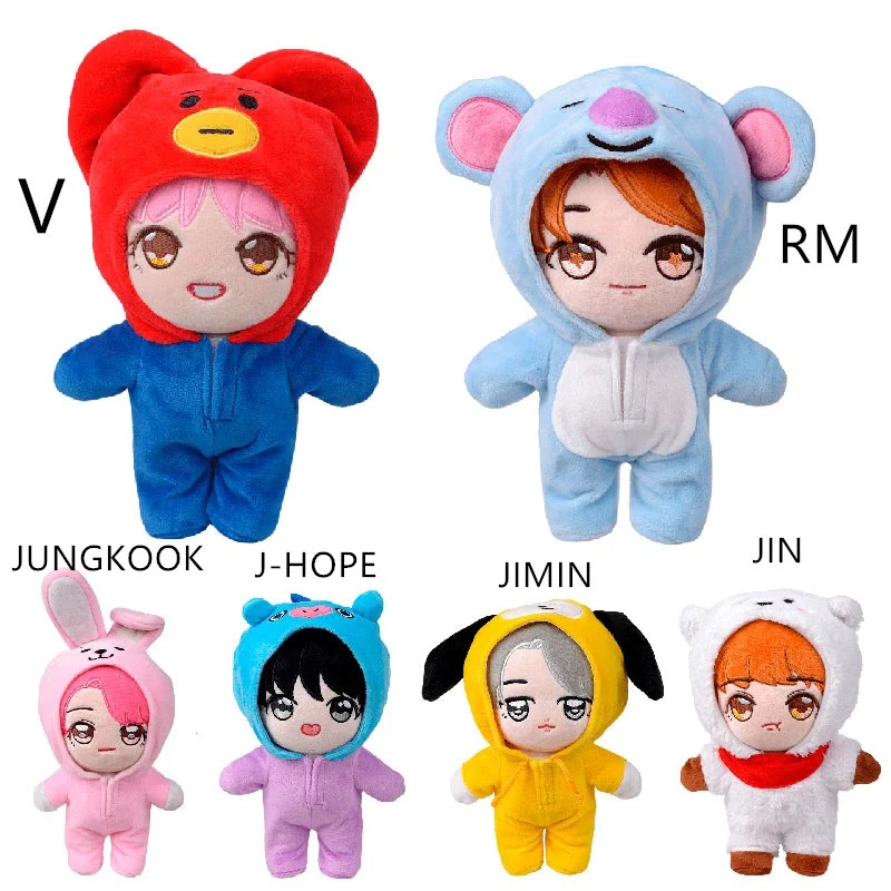 

KPOP BTSHARE21 Bangtan Boys Plush Toys Decorative Cartoon Throw Pillows for Bedroom Living Room Cute Stuffed Animals Gifts