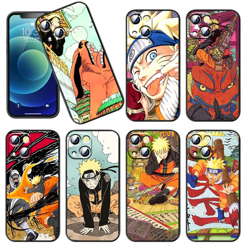 

Naruto Fashion Manga Poster Phone Case For iPhone 11 12 13 Mini 13 14 Pro Max 11 Pro XS Max X XR Plus 7 8 Silicone Cover