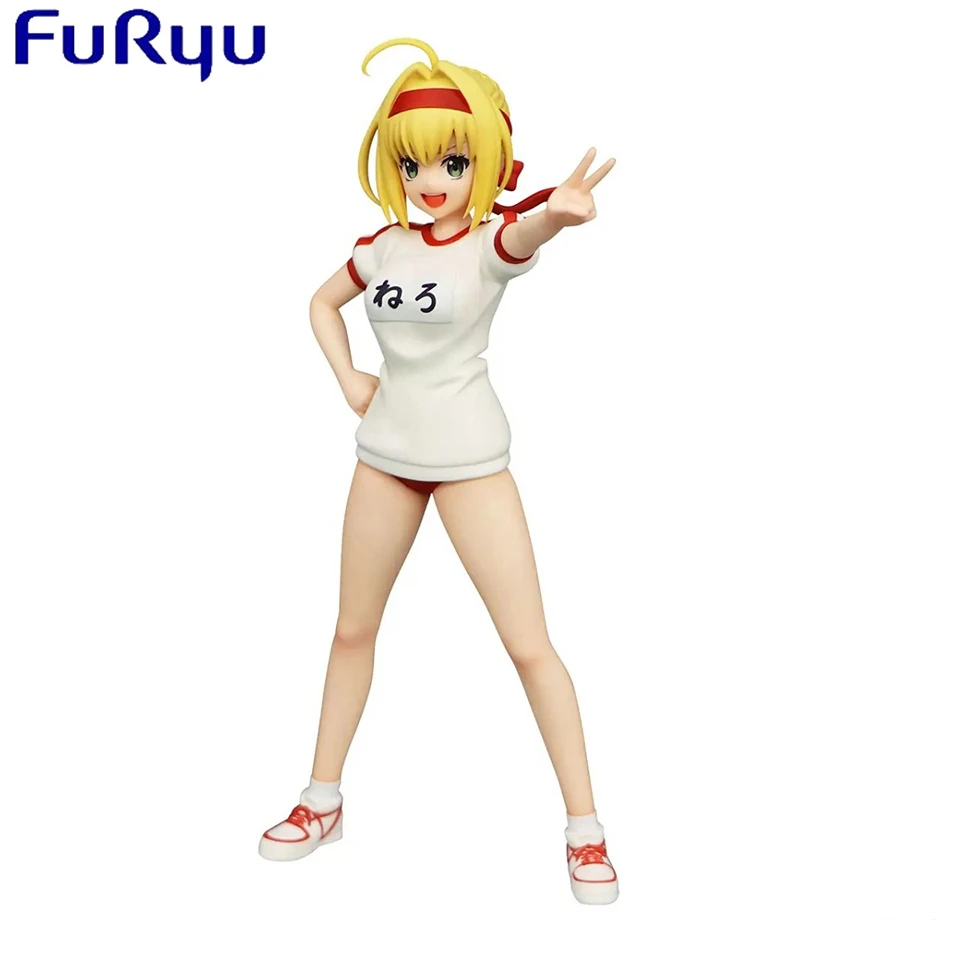 Глянцевый 100% оригинальный настоящий FuRyu Fate FGO 18 см Нерон Клавдий Saber