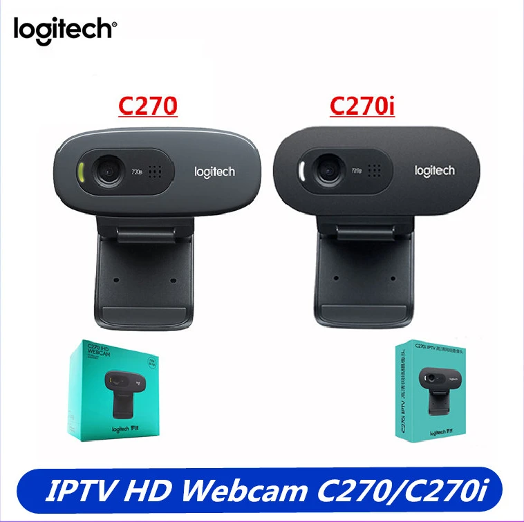 

LOGITECH C270/C270i HD Video 720P Web Built-in Micphone USB2.0 Computer Camera USB 2.0 logitech Webcam 100% Original