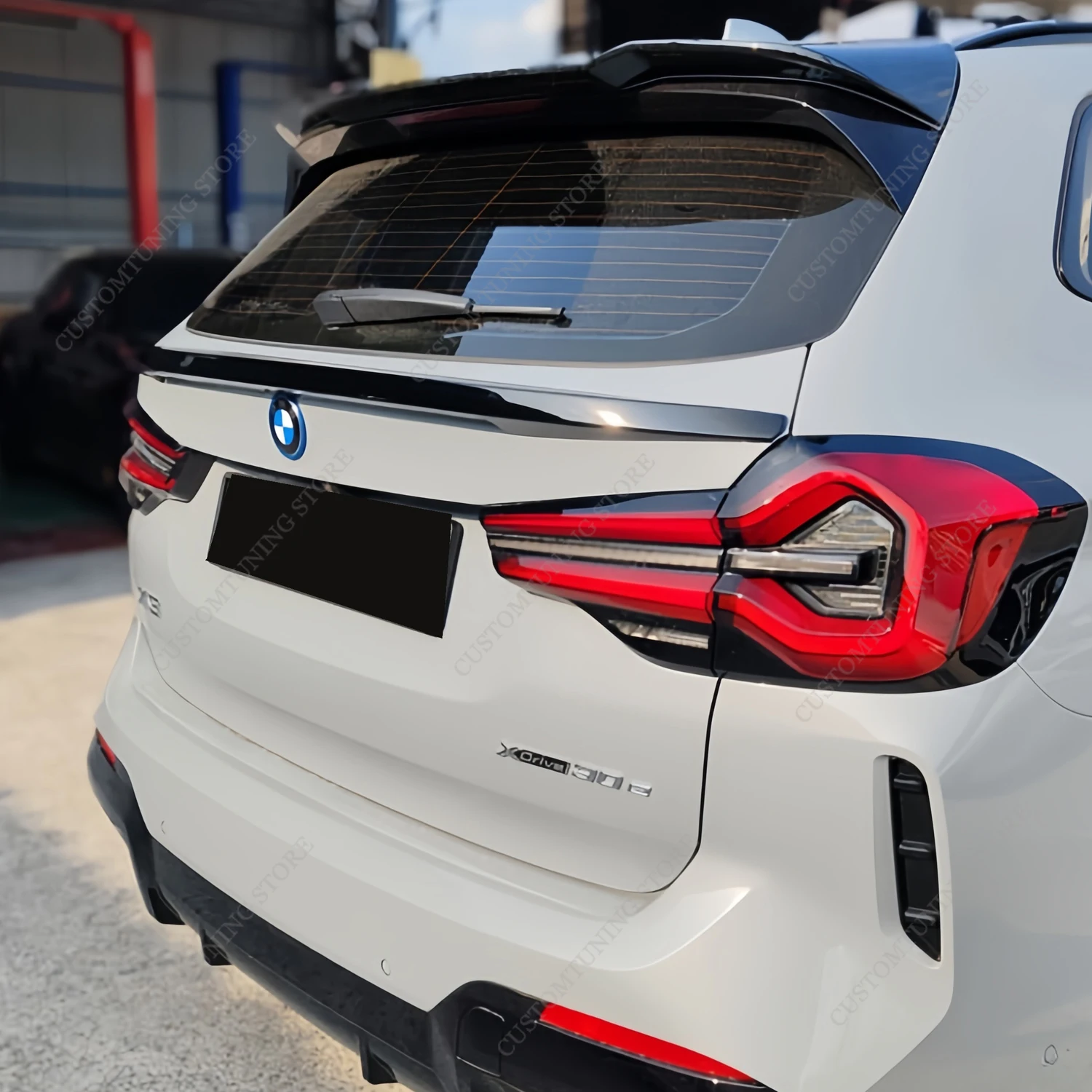 Gloos Black MP Style Задний багажник Средний Спойлер для Bmw X3 G01 iX3 G08 X3M F97 30i 30d M40i 2017-2023 Bodykits