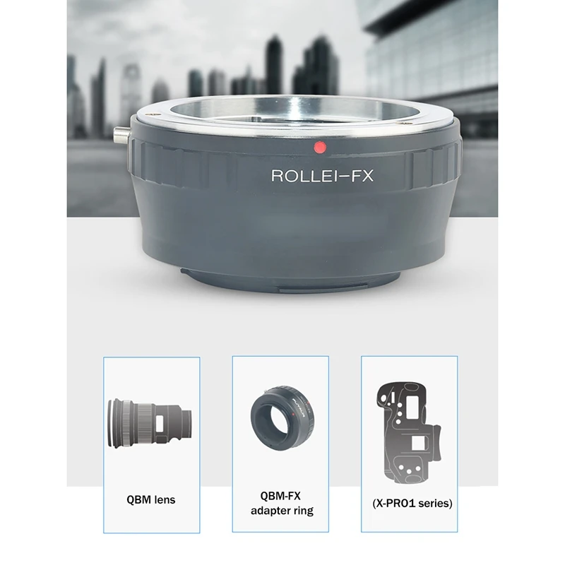 Адаптер для объектива камеры ROLLEI Rollei QBM Fujifilm Fuji X FX |