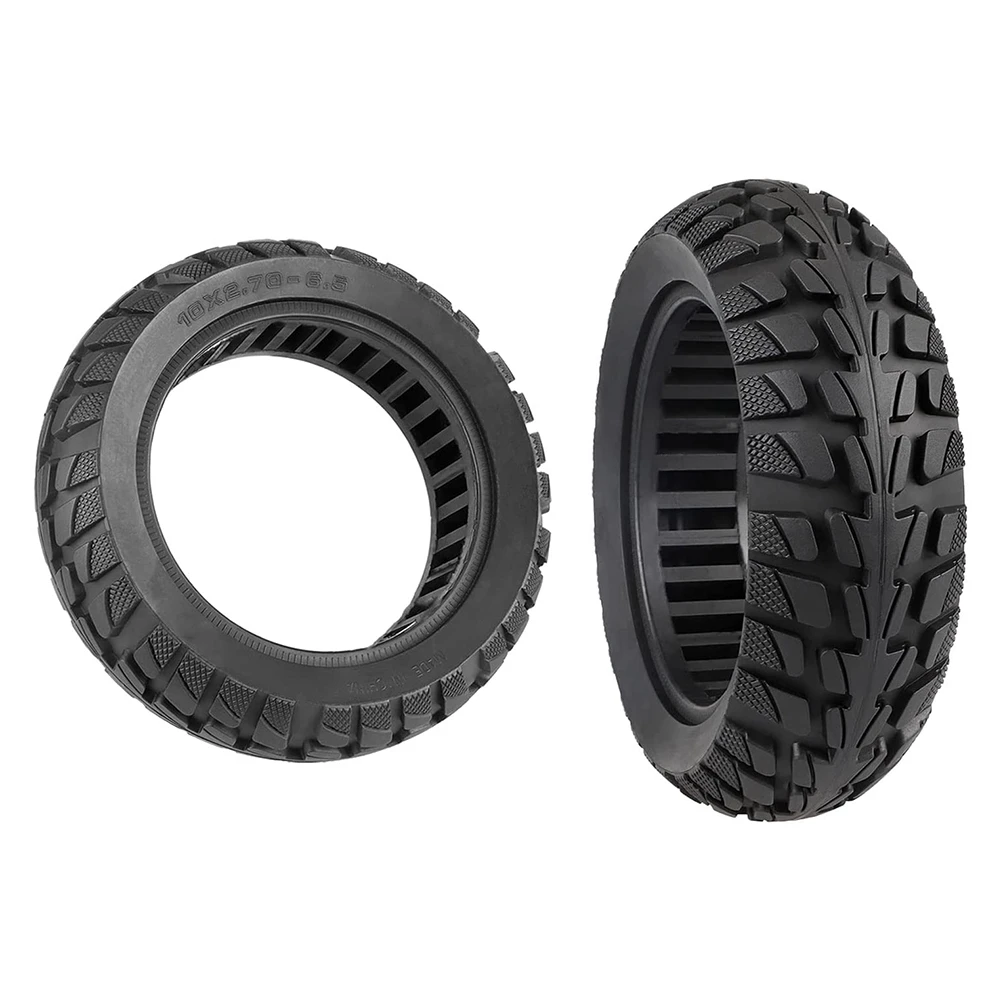 

10Inch Electric Scooter Solid Tire,10X2.70-6.5 70/65-6.5 Tires,Off-Road Anti-Skid Wear-Resistant Scooter Tubeless Tire,2