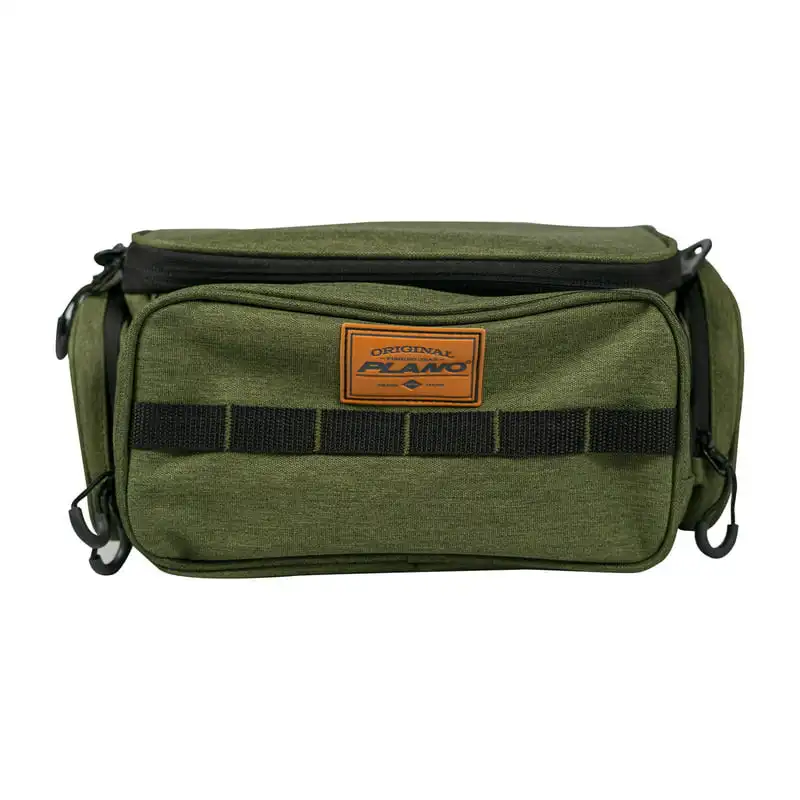 

Free shipping 3500 Size Heathered Green Fishing Tackle Bag, with Two 3500 Size Stowaways