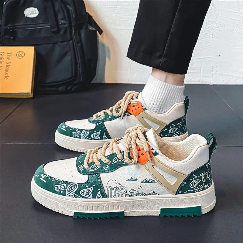 Мужская обувь для скейтборда на плоской подошве модная распродажа повседневные