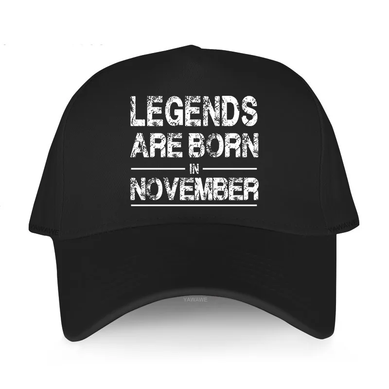 

NEW Fashion brand Baseball cap sunmmer Snapback Hat unisex LEGENDS ARE BORN IN NOVEMBER men luxury cotton caps free shipping