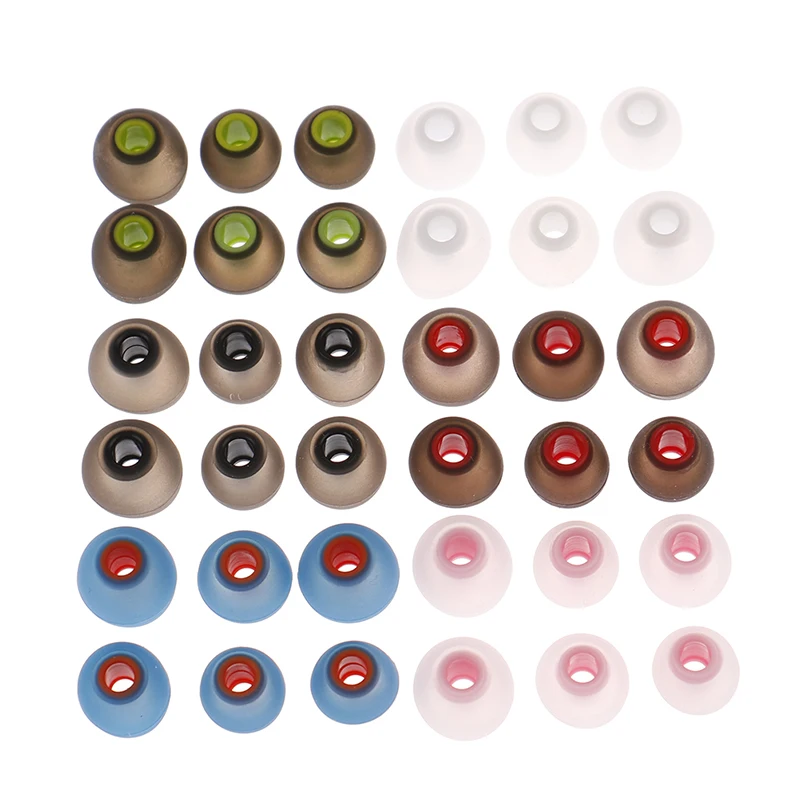 

3Pair(6pcs) Noise Isolating Comfortble Memory Foam In-ear Silicone Case Ear Tips Pads Ear Caps For Various Headphones