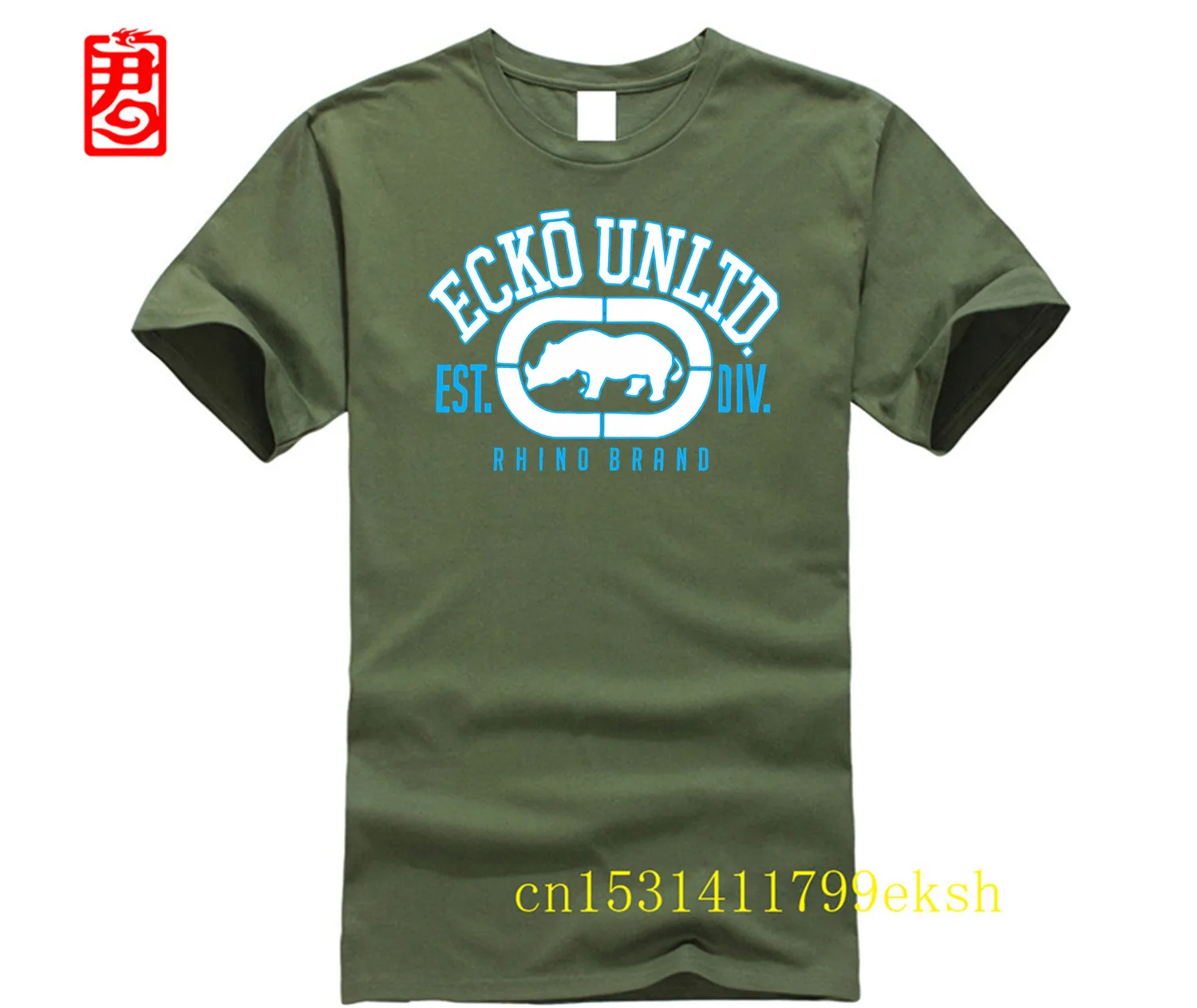 Фото Мужская футболка Ecko Unltd, потрясающая футболка с короткими рукавами, мужские базовые топы и футболки из 100% хлопка с принтом, мужская футболка с принтом на заказ №4