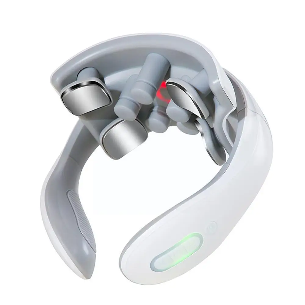 

Smart Back Neck Massager Far Infrared Heating Pain Relief Health Cervical Relaxation Massager Care Intelligent Tool R1L3