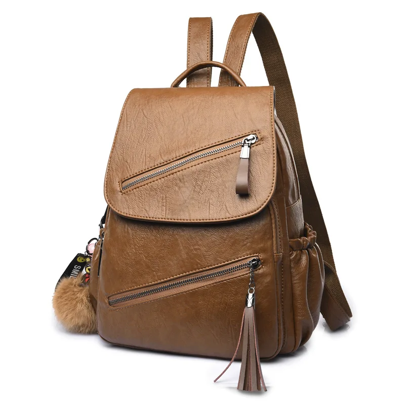 

сумка женская 2022 тренд bag 힙색 CN(Origin) PU Backpacks WOMEN Softback Polyester Air Cushion Belt Interior Slot Pocket