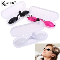 black soft sunbathing eyewear tanning goggles beach adjustable uv skin tanning eye protection uv shield glasses eye care 1pc
